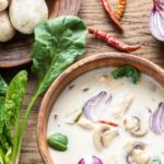 Thai Suppe mit Hühnchen