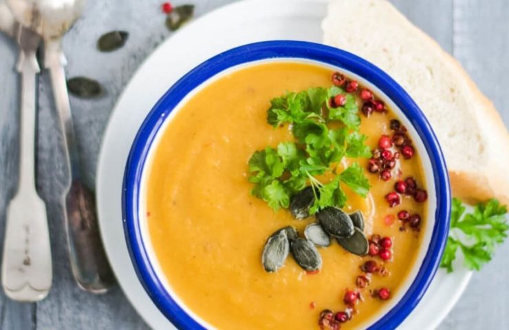 Möhrensuppe mit Ingwer