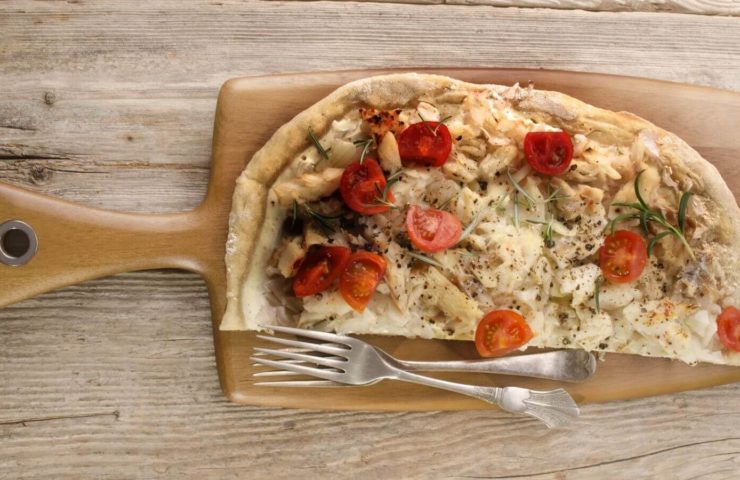 Gesunder Flammkuchen