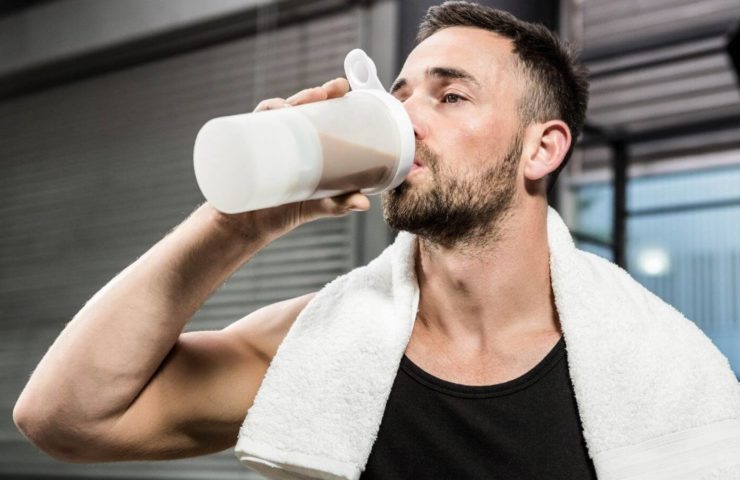 Protein Shake für Muskelaufbau