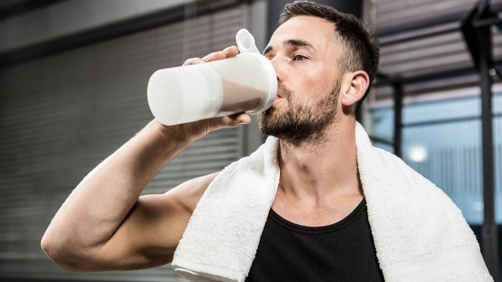 Protein Shake für Muskelaufbau