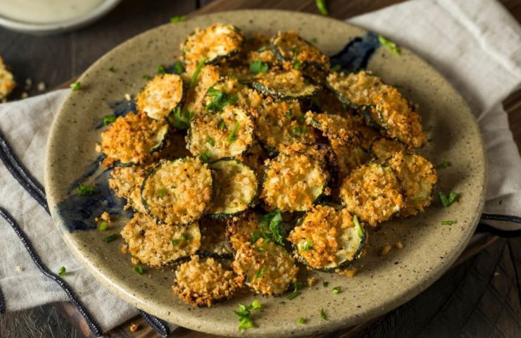 Low Carb Chips aus Zucchini