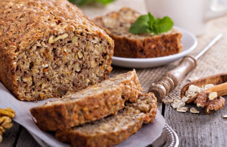 Low Carb Brot mit Möhre