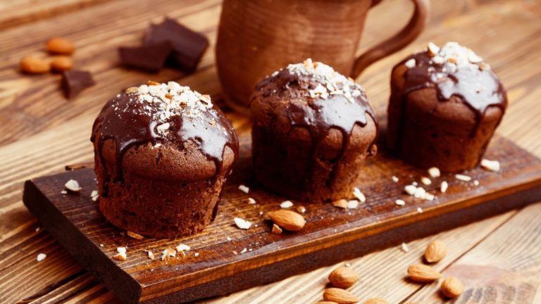 Gesunde Schokomuffins