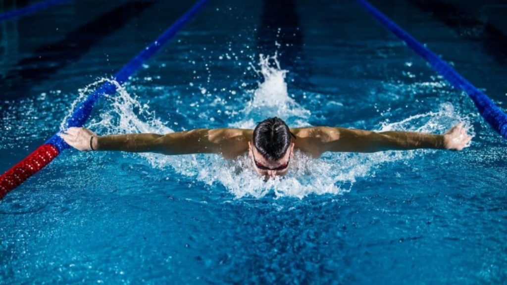 Schwimmer mit trainierten Mitochondrien