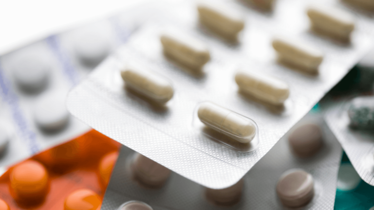 Verschiedene verpackte Pillen