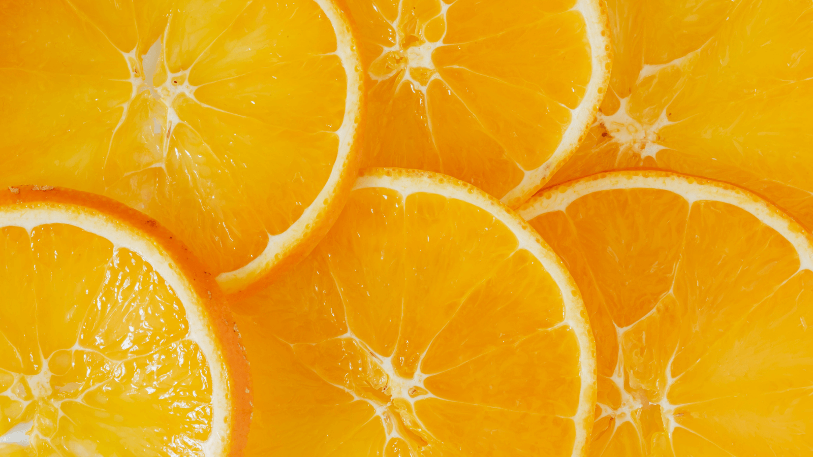 Nahaufnahme von Orangenscheiben