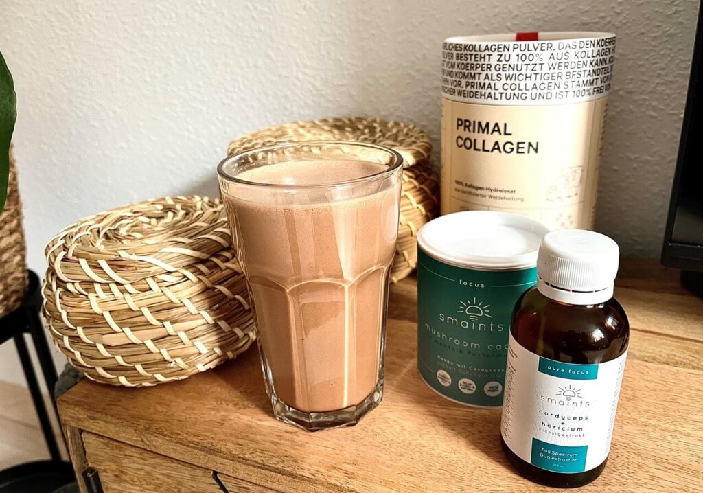 Rezeptidee Primal Collagen Smaints Mushroom Cacao